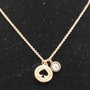 NWT Kate Spade Rose Gold Colored Necklace